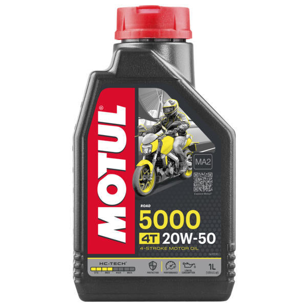 Óleo 4T Motul 5000 20w50 Semissintético - 1 Litro