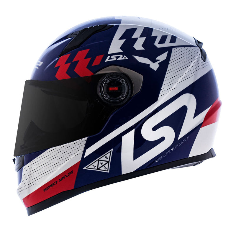 Capacete LS2 FF358 Classic Podium Blue/White/Red