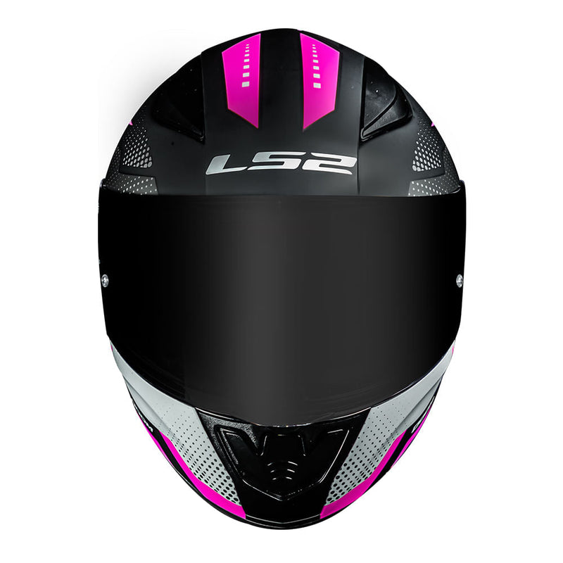 Capacete LS2 FF353 Rapid Doom - Black/Pink