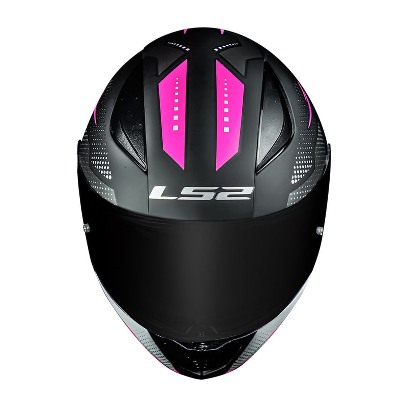 Capacete LS2 FF353 Rapid Doom - Black/Pink