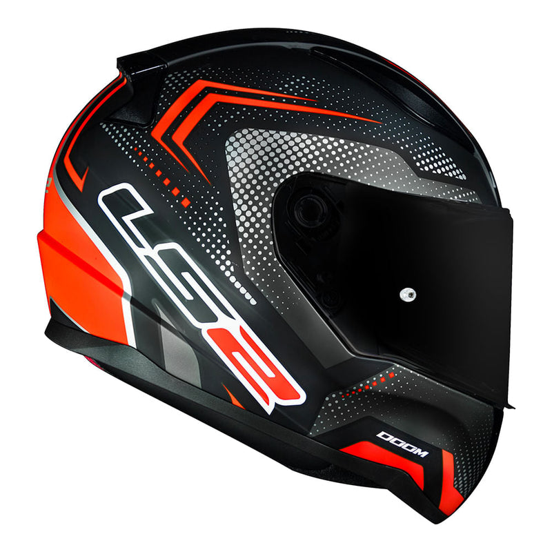 Capacete LS2 FF353 Rapid Doom - Black/Red