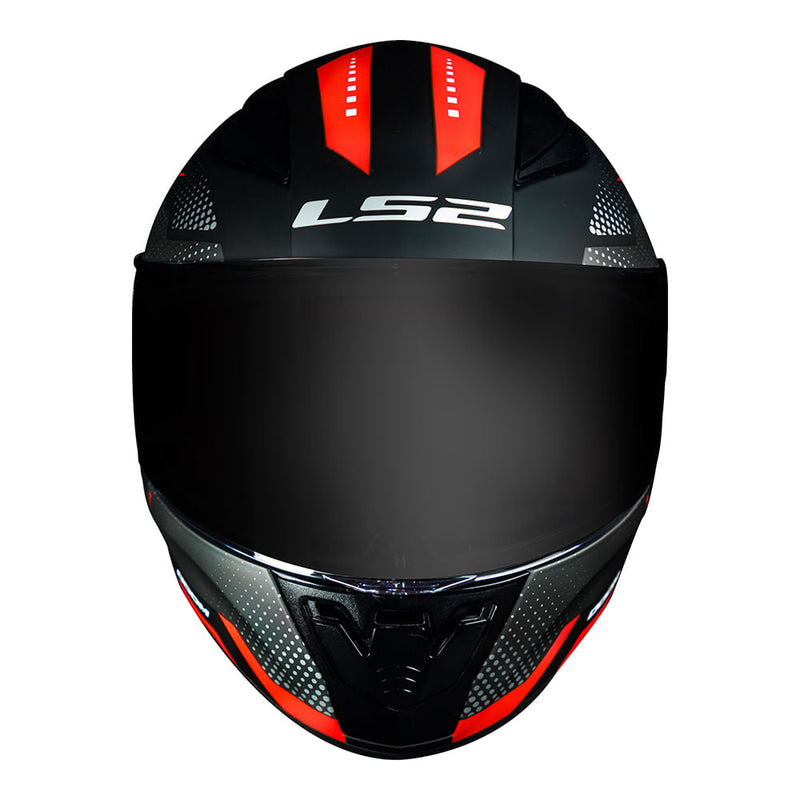 Capacete LS2 FF353 Rapid Doom - Black/Red