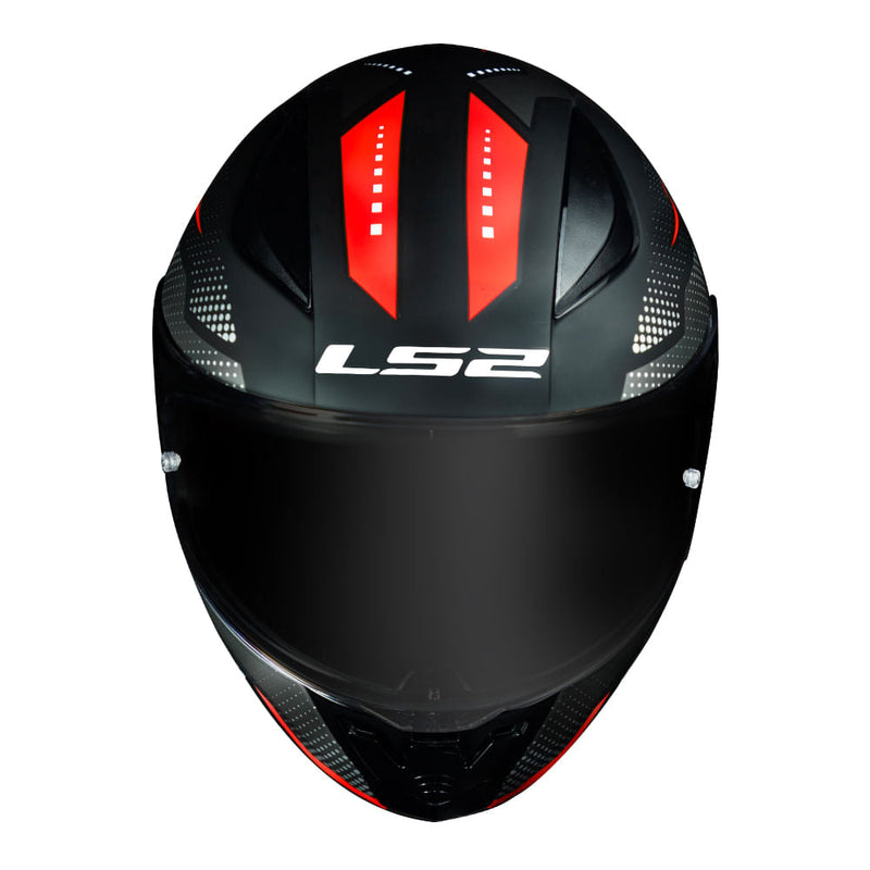 Capacete LS2 FF353 Rapid Doom - Black/Red