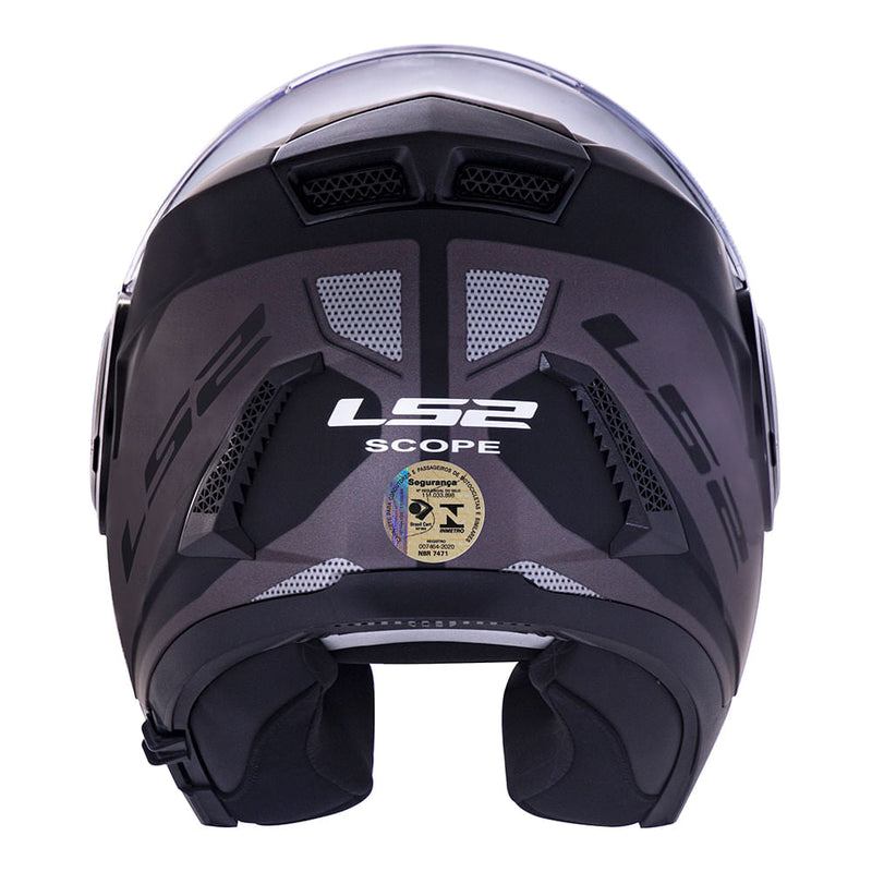 Capacete Ls2 FF902 Scope Mask Titaniun