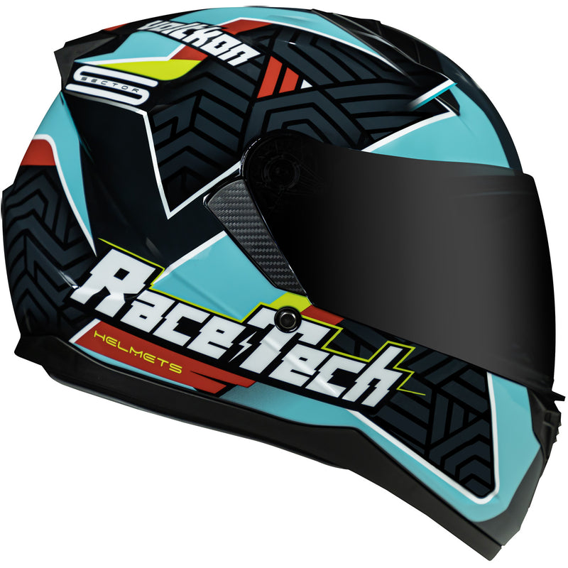 Capacete Race Tech Sector Voltkon Black/Green