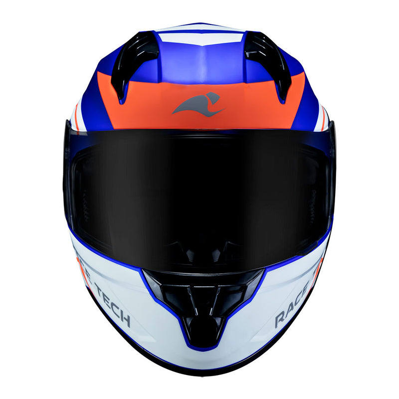 Capacete Race Tech Sector Exilio Matte Blue/Orange