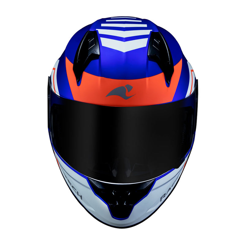 Capacete Race Tech Sector Exilio Matte Blue/Orange