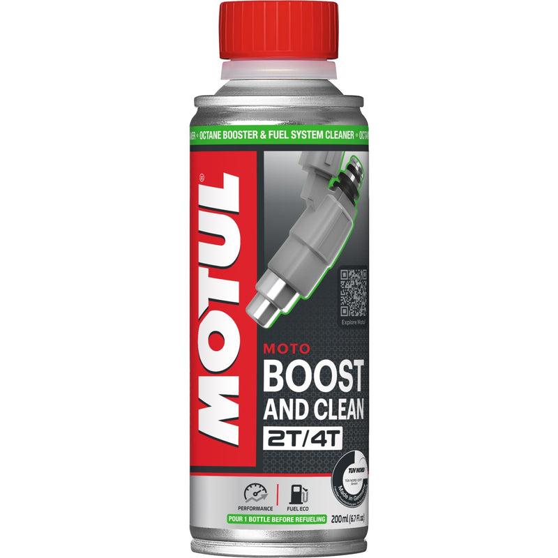 Limpa Bico Motul Boost And Clean Moto 2T / 4T - 200ml