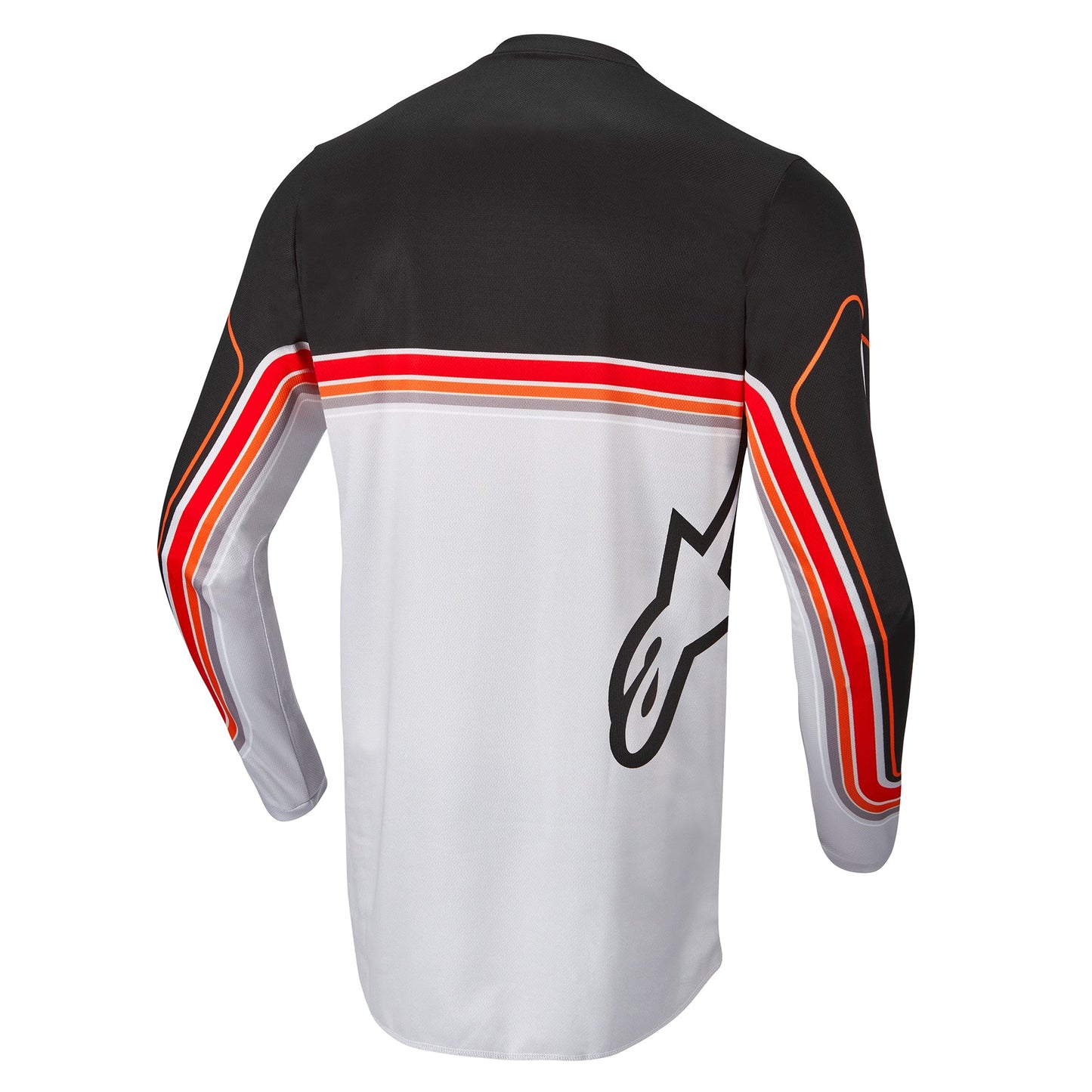 Camisa Alpinestar Fluid Speed 22 Preto/Cinza/Vermelho