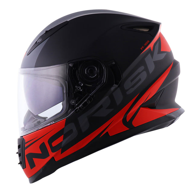 Capacete Norisk FF302 Soul Manty Matte Black/Red