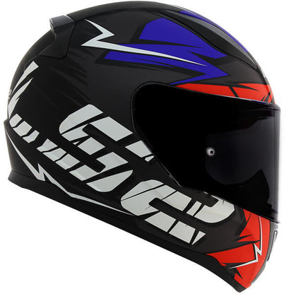 Capacete LS2 FF353 Rapid Cromo - Red/Blue